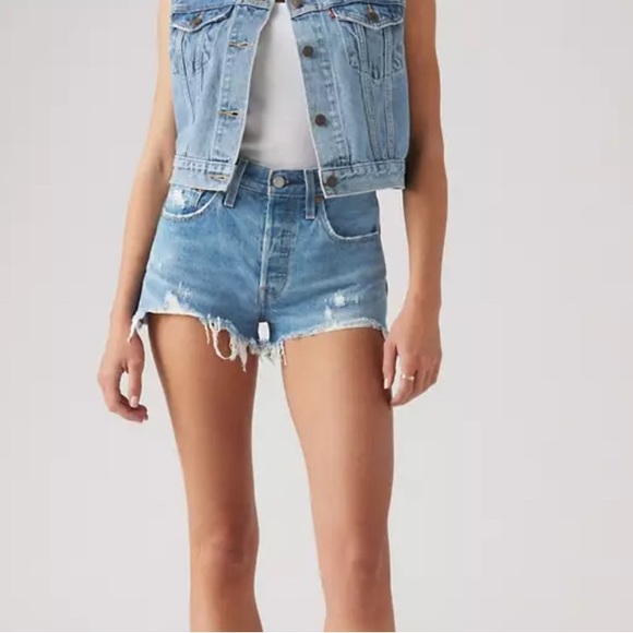 Levi’s high rise 501 shorts - Picture 1 of 4